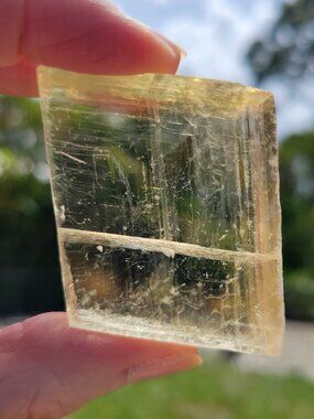 Honey Calcite Free Form Transparent Rainbows (HC201)